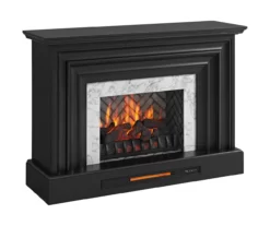 53.5" Black Petite Grand Electric Fireplace Console 17 53.5" Black Petite Grand Electric Fireplace Console -DHP SHOP 810617767 A0 2