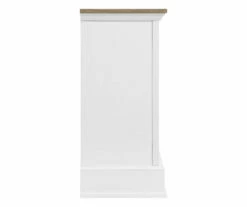 60" White 2-Door Electric Fireplace Console -DHP SHOP 810618088 A0 5