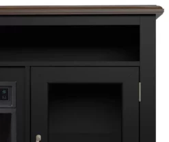 59.5" Black CoolGlow Electric Fireplace & Fan Console 13 59.5" Black CoolGlow Electric Fireplace & Fan Console -DHP SHOP 810620259 A8 2