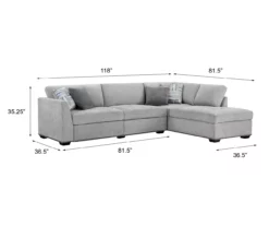Broyhill Anaheim Power Reclining Sectional -DHP SHOP 810620621 810620623 A6 1