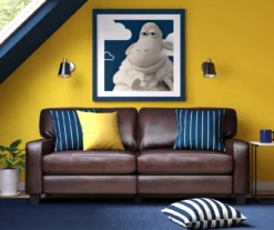 Serta Palisades Chestnut Bonded Leather Sofa -DHP SHOP 810659220 A0 4