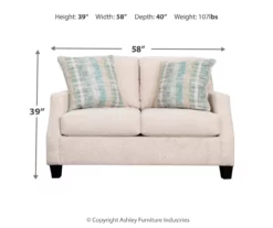 Cullendale Sandstone Cream Loveseat 15 Cullendale Sandstone Cream Loveseat -DHP SHOP 810669842 A0 3