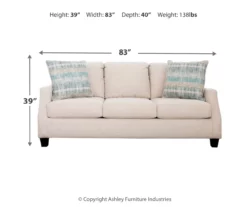 Cullendale Sandstone Cream Sofa 15 Cullendale Sandstone Cream Sofa -DHP SHOP 810669843 A0 3