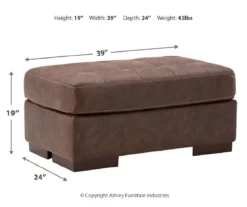 Signature Design By Ashley Maderla Faux Leather Ottoman 13 Signature Design By Ashley Maderla Faux Leather Ottoman -DHP SHOP 810697964 A8 1