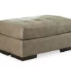 Signature Design By Ashley Maderla Faux Leather Ottoman