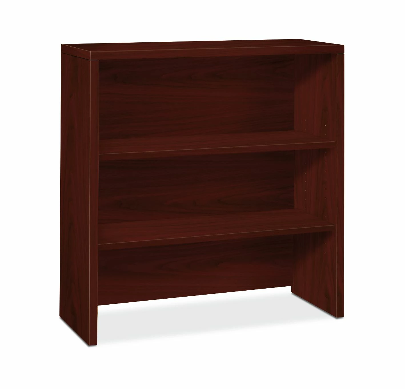 HON 10500 Series Bookcase Hutch | 2 Shelves | 36"W | Mahogany Finish 1 HON 10500 Series Bookcase Hutch | 2 Shelves | 36"W | Mahogany Finish