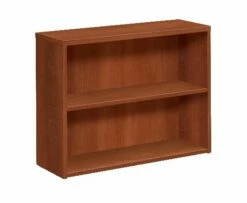 HON 10500 Series Bookcase | 2 Shelves | 36"W | Cognac Finish