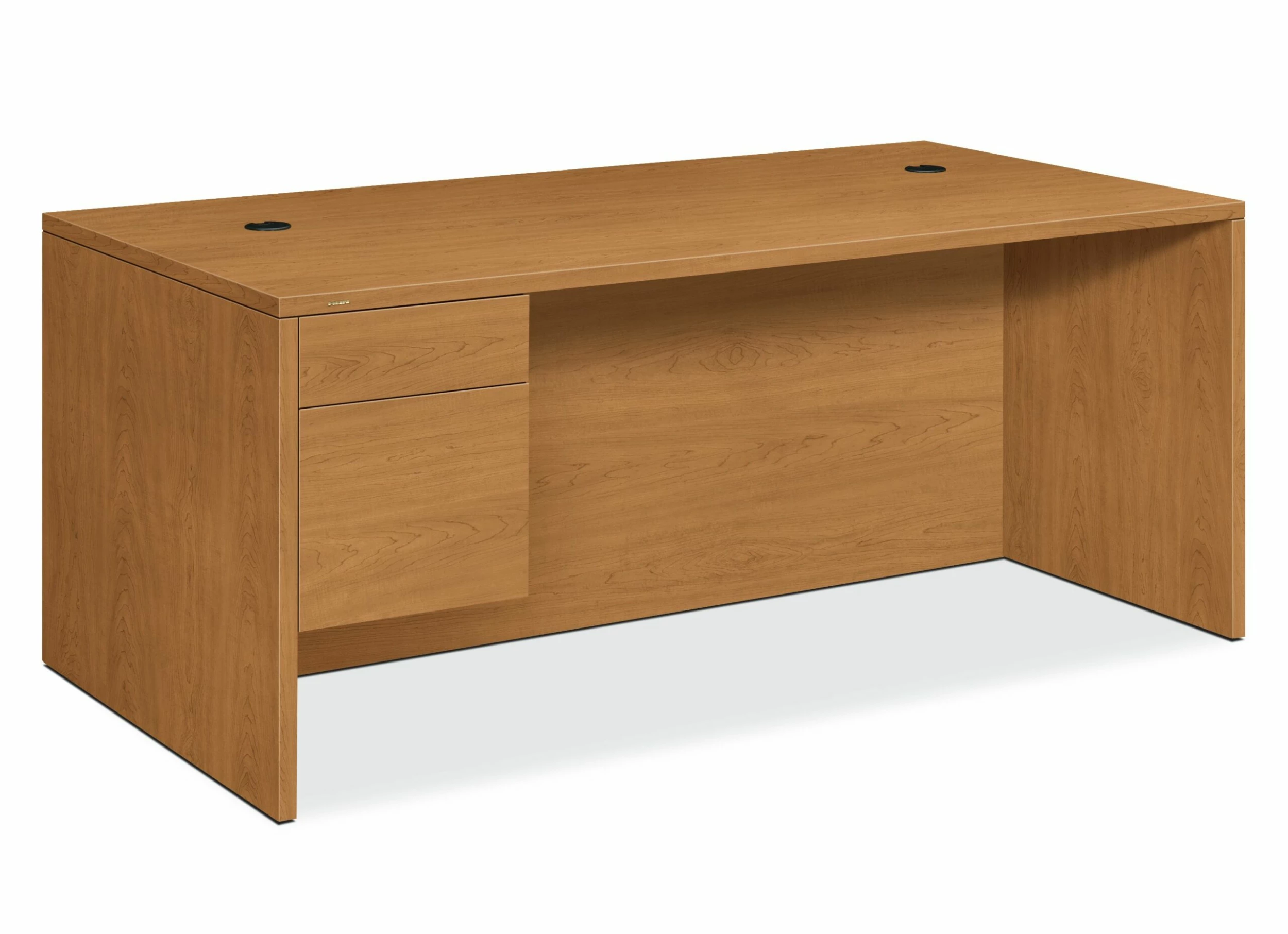 HON 10500 Series Left Pedestal Desk | 1 Box / 1 File Drawer | 72"W | Harvest Finish 1 HON 10500 Series Left Pedestal Desk | 1 Box / 1 File Drawer | 72"W | Harvest Finish