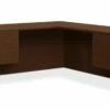 HON 10500 Series L-Workstation | 3/4 Pedestals | 2 Box / 2 File Drawers | 66"W | Mocha Finish