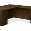 HON 10500 Series L-Workstation | Full Pedestals | 2 Box / 3 File Drawers | 72"W | Mocha Finish