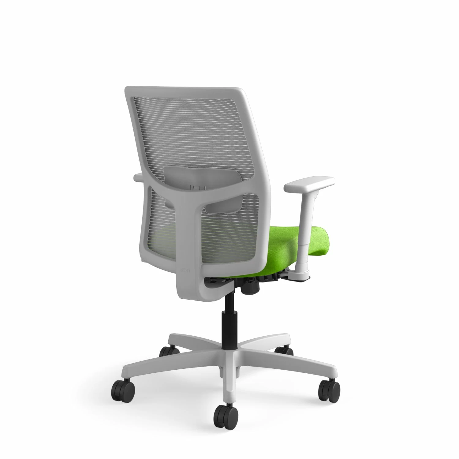 HON Ignition 4-way Stretch Mesh Back Task Chair | Synchro-Tilt Control With Seat Slider | Adjustable Arms | Adjustable Lumbar Support | Fog 4-way Stretch Mesh Back | Pear Seat Fabric | Titanium Frame 6 HON Ignition 4-way Stretch Mesh Back Task Chair | Synchro-Tilt Control With Seat Slider | Adjustable Arms | Adjustable Lumbar Support | Fog 4-way Stretch Mesh Back | Pear Seat Fabric | Titanium Frame - Image 6