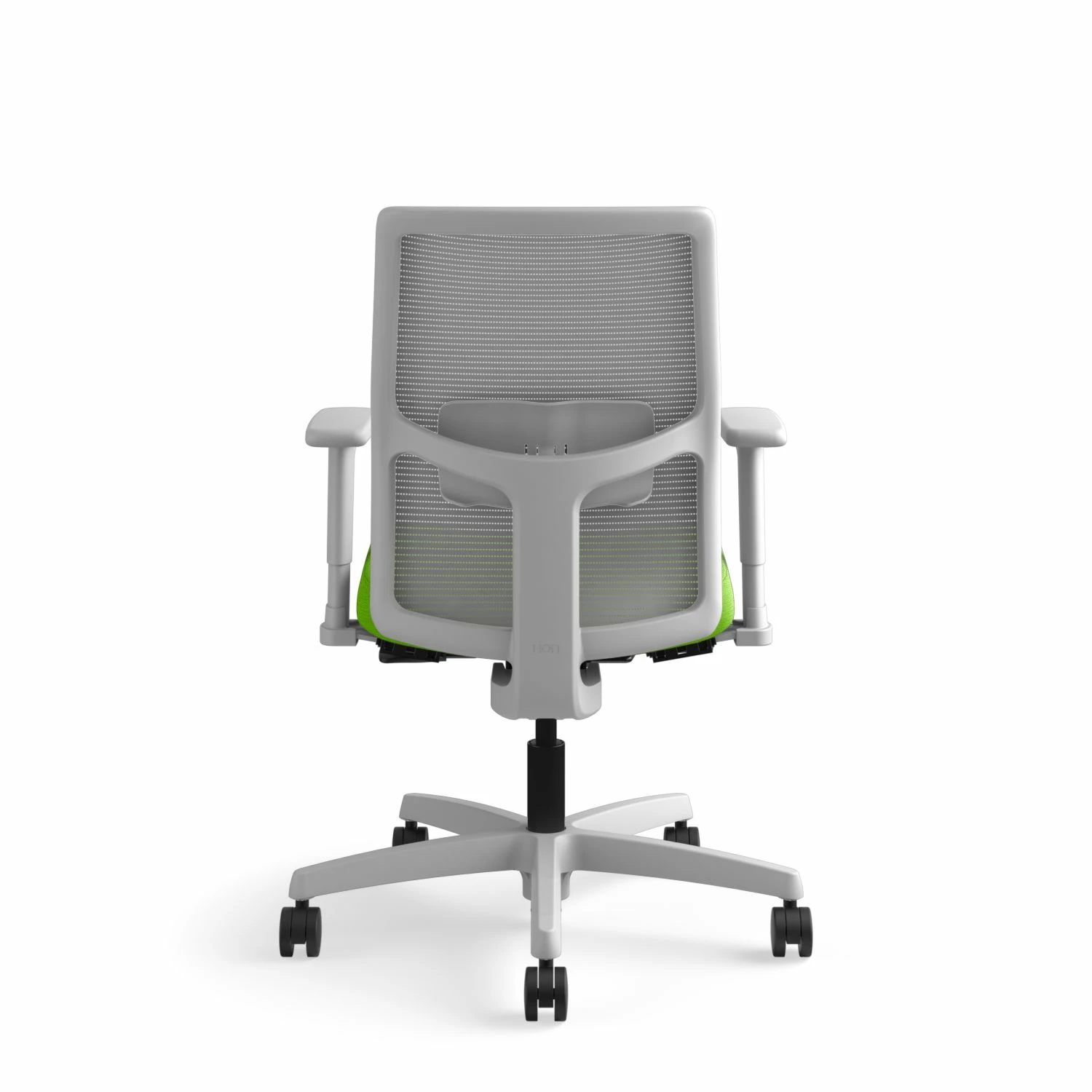 HON Ignition 4-way Stretch Mesh Back Task Chair | Synchro-Tilt Control With Seat Slider | Adjustable Arms | Adjustable Lumbar Support | Fog 4-way Stretch Mesh Back | Pear Seat Fabric | Titanium Frame 7 HON Ignition 4-way Stretch Mesh Back Task Chair | Synchro-Tilt Control With Seat Slider | Adjustable Arms | Adjustable Lumbar Support | Fog 4-way Stretch Mesh Back | Pear Seat Fabric | Titanium Frame - Image 7