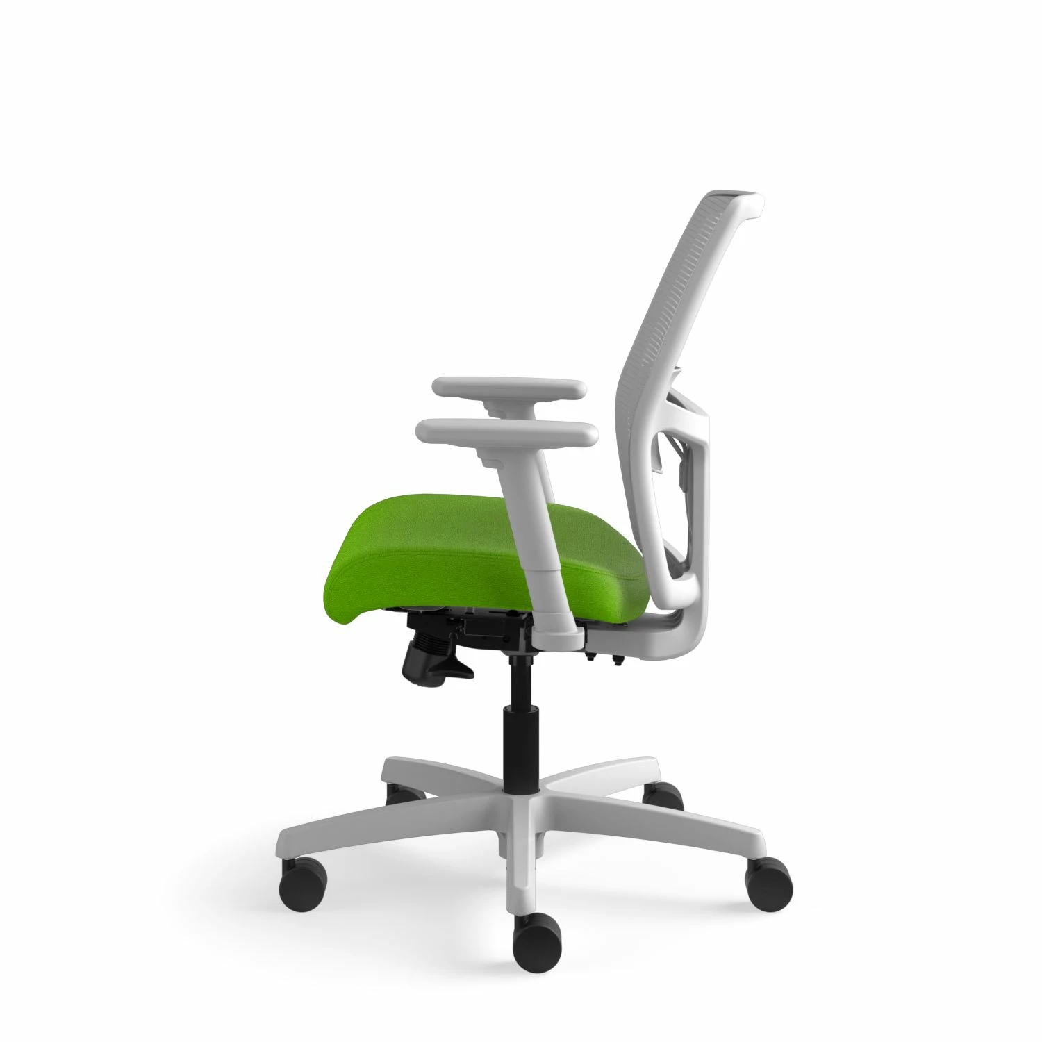 HON Ignition 4-way Stretch Mesh Back Task Chair | Synchro-Tilt Control With Seat Slider | Adjustable Arms | Adjustable Lumbar Support | Fog 4-way Stretch Mesh Back | Pear Seat Fabric | Titanium Frame 10 HON Ignition 4-way Stretch Mesh Back Task Chair | Synchro-Tilt Control With Seat Slider | Adjustable Arms | Adjustable Lumbar Support | Fog 4-way Stretch Mesh Back | Pear Seat Fabric | Titanium Frame - Image 10