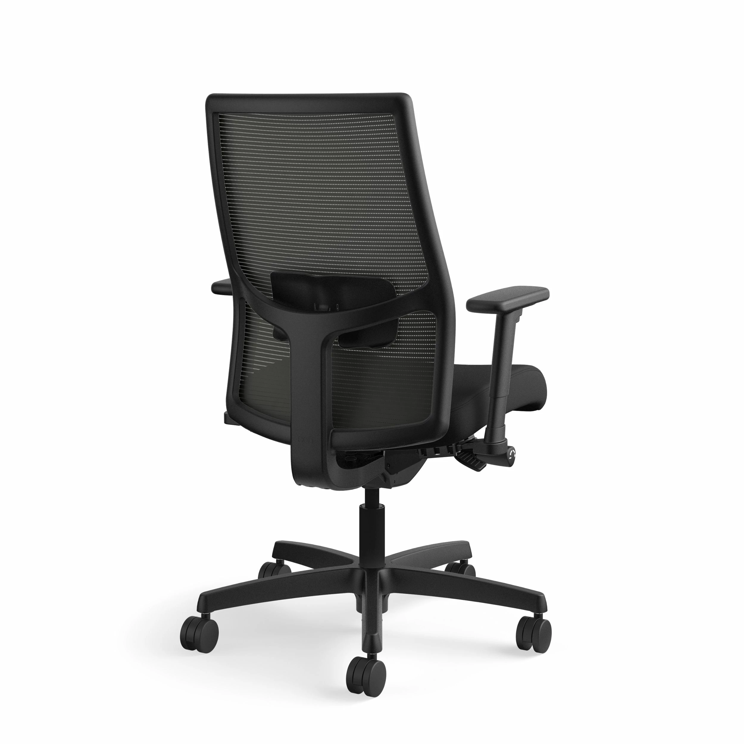 HON Ignition 2.0 Mid-Back Task Chair | Charcoal 4-way Stretch Mesh Back | Easy Assembly | Black Fabric | Black Frame 6 HON Ignition 2.0 Mid-Back Task Chair | Charcoal 4-way Stretch Mesh Back | Easy Assembly | Black Fabric | Black Frame - Image 6