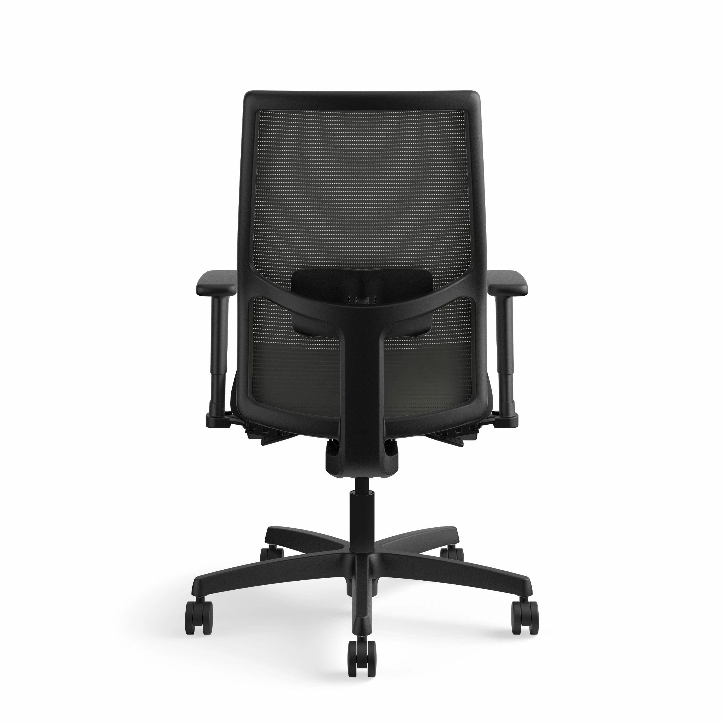 HON Ignition 2.0 Mid-Back Task Chair | Charcoal 4-way Stretch Mesh Back | Easy Assembly | Black Fabric | Black Frame 7 HON Ignition 2.0 Mid-Back Task Chair | Charcoal 4-way Stretch Mesh Back | Easy Assembly | Black Fabric | Black Frame - Image 7
