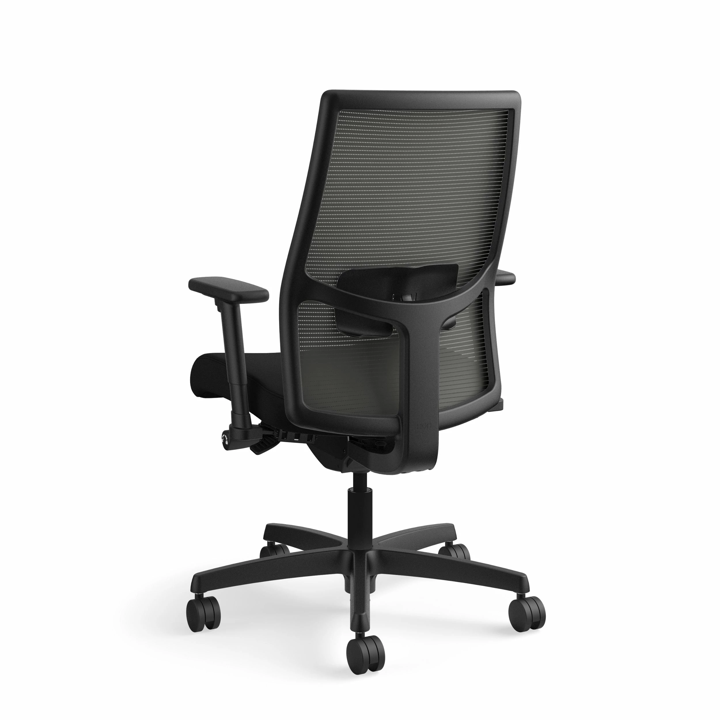 HON Ignition 2.0 Mid-Back Task Chair | Charcoal 4-way Stretch Mesh Back | Easy Assembly | Black Fabric | Black Frame 8 HON Ignition 2.0 Mid-Back Task Chair | Charcoal 4-way Stretch Mesh Back | Easy Assembly | Black Fabric | Black Frame - Image 8