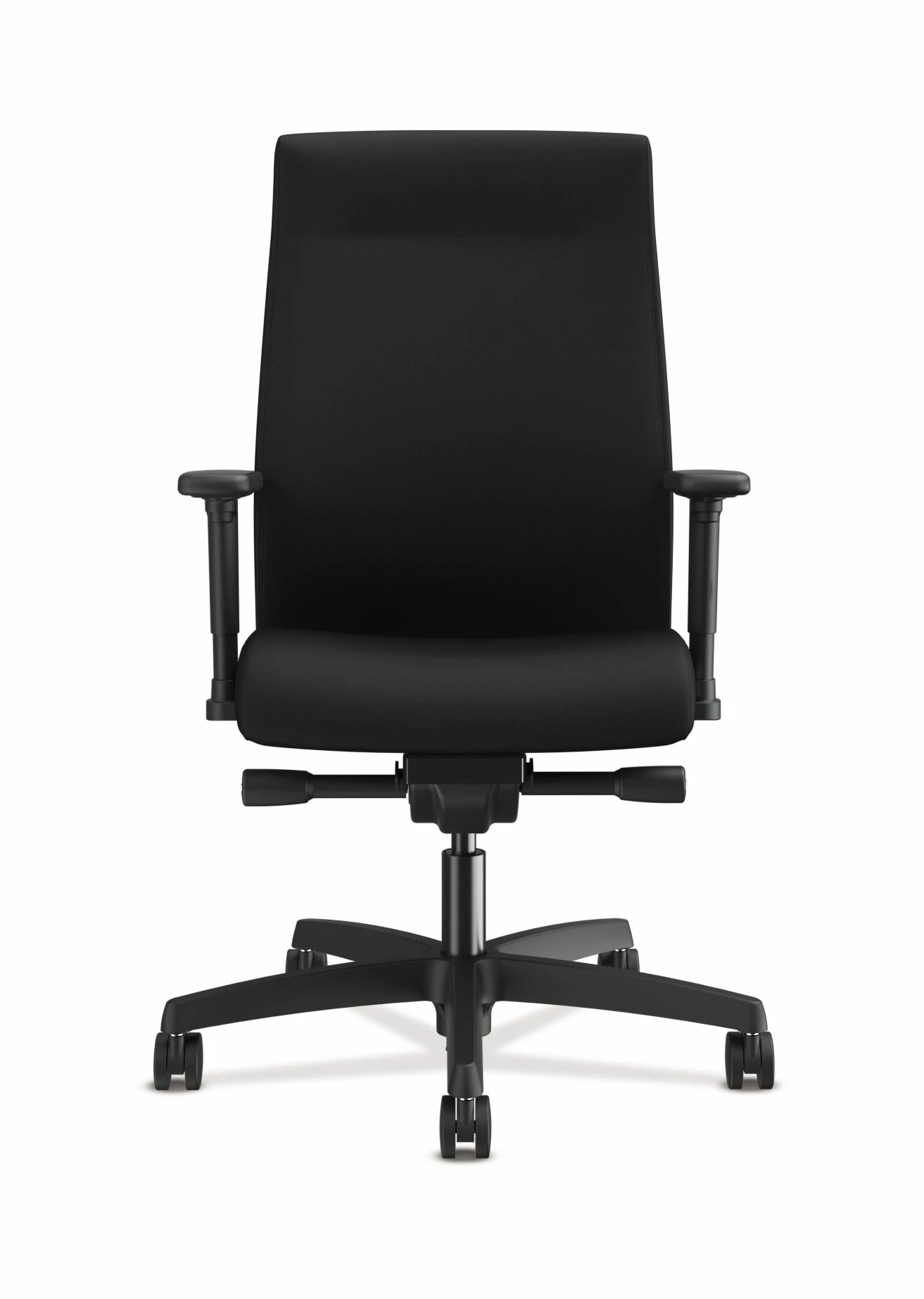 HON Ignition 2.0 Mid-Back Upholstered Task | Advanced Synchro-Tilt | Adjustable Arms | Black Fabric | Adjustable Lumbar 5 HON Ignition 2.0 Mid-Back Upholstered Task | Advanced Synchro-Tilt | Adjustable Arms | Black Fabric | Adjustable Lumbar - Image 5