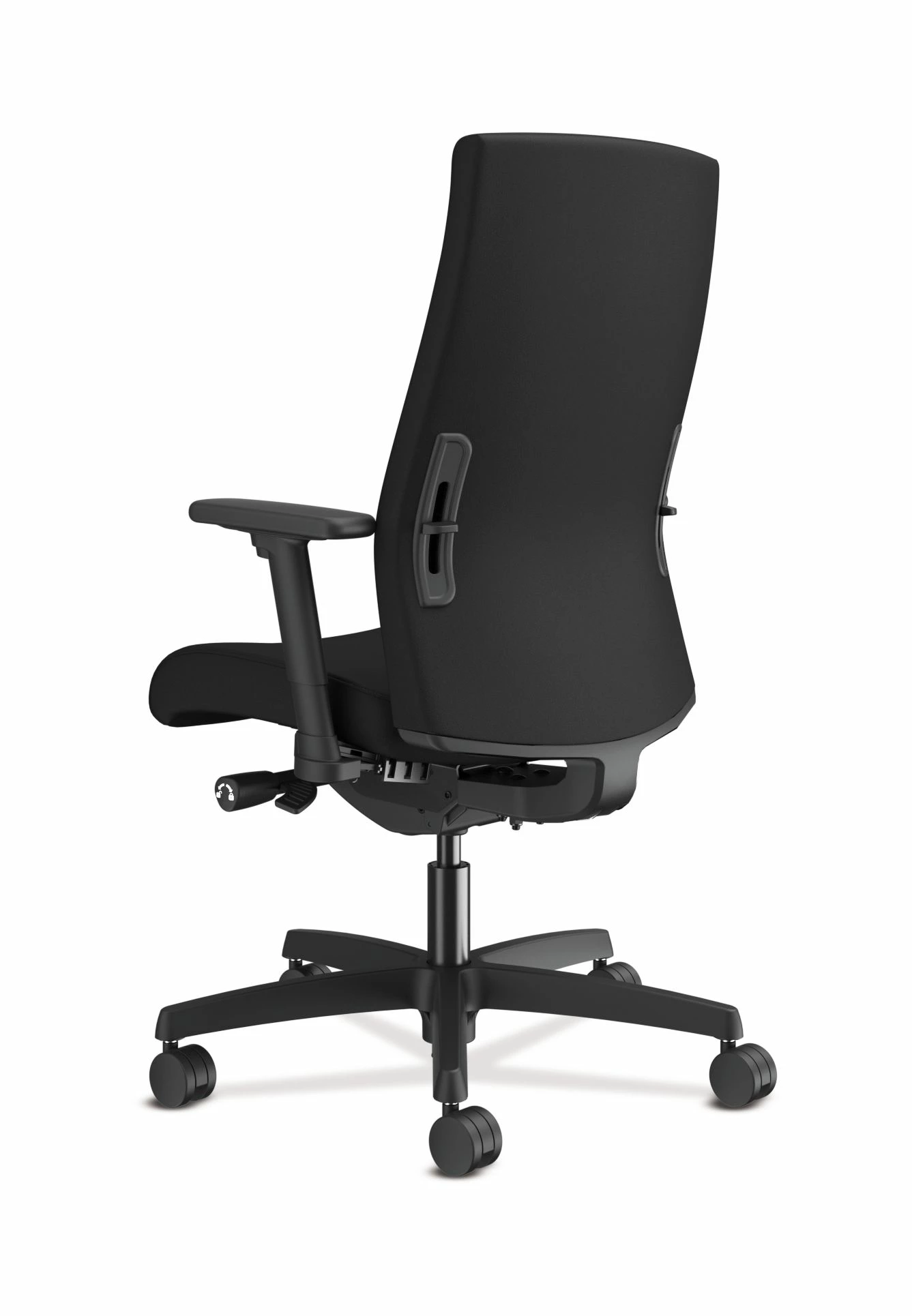 HON Ignition 2.0 Mid-Back Upholstered Task | Advanced Synchro-Tilt | Adjustable Arms | Black Fabric | Adjustable Lumbar 6 HON Ignition 2.0 Mid-Back Upholstered Task | Advanced Synchro-Tilt | Adjustable Arms | Black Fabric | Adjustable Lumbar - Image 6