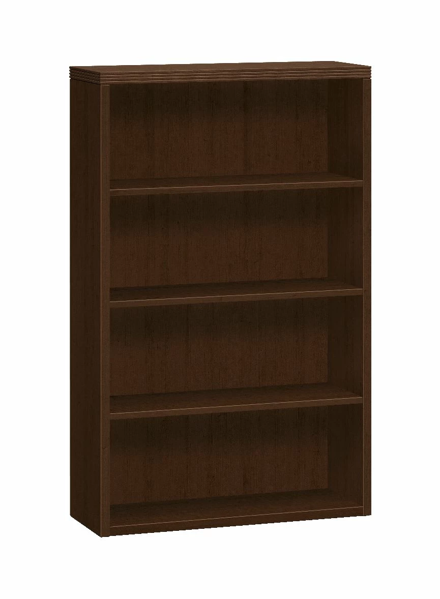 HON Valido Bookcase | 4 Shelves | 36"W | Mocha Finish 1 HON Valido Bookcase | 4 Shelves | 36"W | Mocha Finish