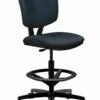 HON Volt Task Stool | Extended Height, Footring | Navy Fabric