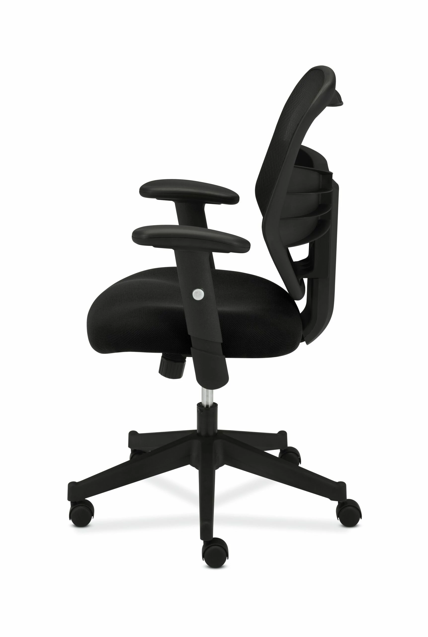 HON Prominent Mesh High-Back Task Chair | Center-Tilt | Adjustable Arms | Black Sandwich Mesh Seat 5 HON Prominent Mesh High-Back Task Chair | Center-Tilt | Adjustable Arms | Black Sandwich Mesh Seat - Image 5