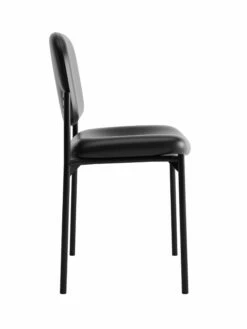 HON Scatter Stacking Guest Chair | Black Bonded Leather -DHP SHOP basyx HVL600Series HVL606.SB11 090 001