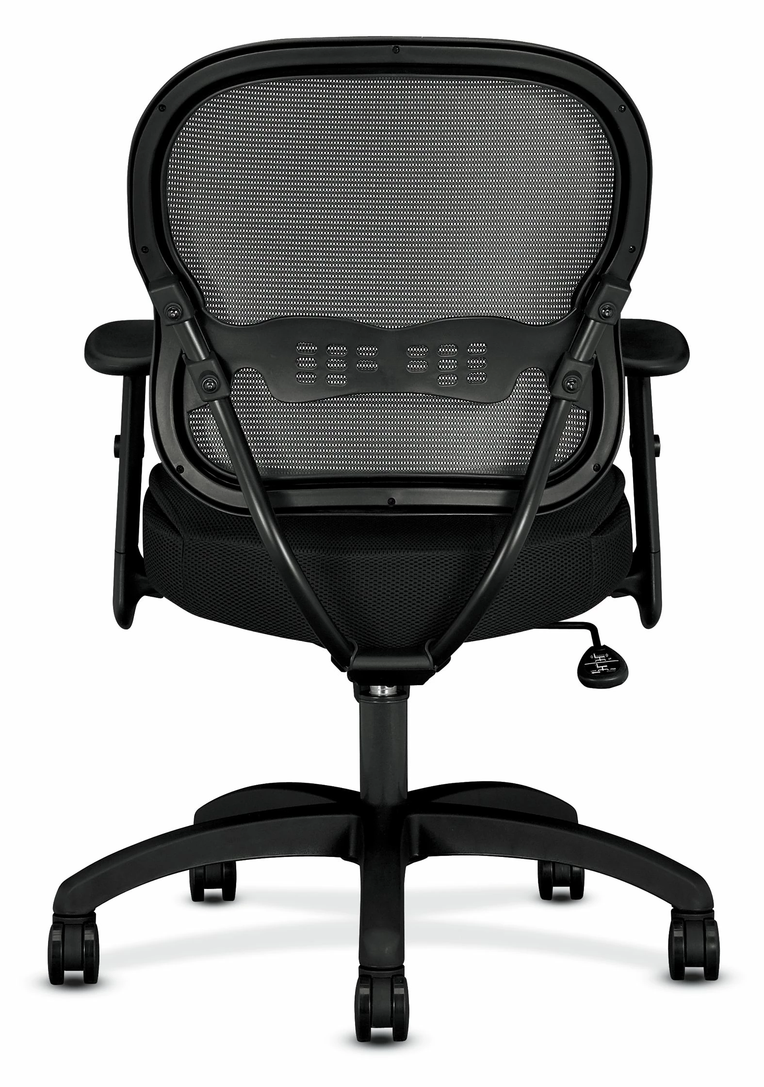 HON Wave Mesh Mid-Back Chair | Synchro-Tilt | Adjustable Arms | Black Sandwich Mesh 3 HON Wave Mesh Mid-Back Chair | Synchro-Tilt | Adjustable Arms | Black Sandwich Mesh - Image 3