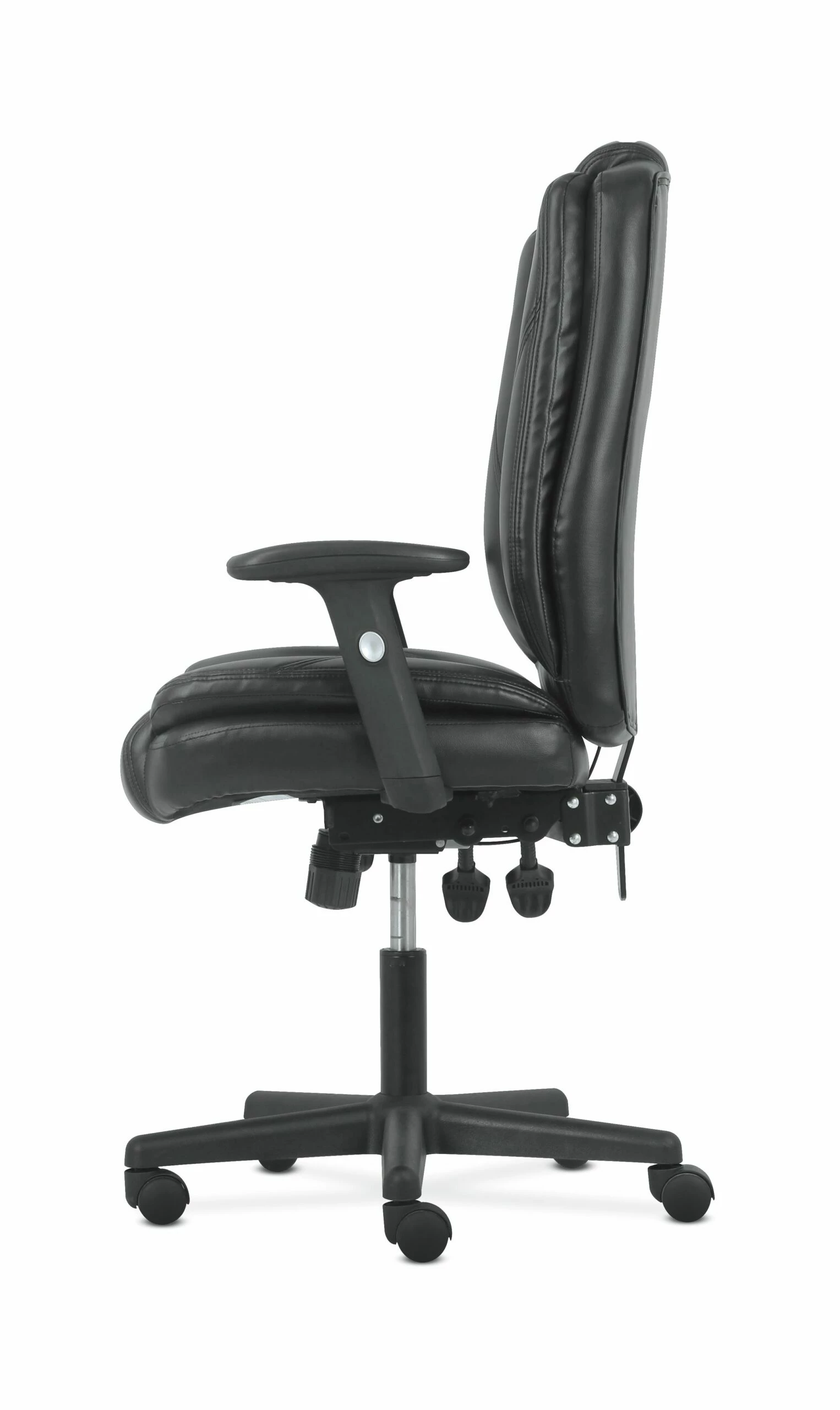 Sadie High-Back Task Chair | Height Adjustable Arms | Height Adjustable Back | Black Leather 3 Sadie High-Back Task Chair | Height Adjustable Arms | Height Adjustable Back | Black Leather - Image 3