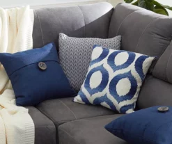 Lane Home Solutions Navigation Gray Living Room Sectional -DHP SHOP combo240006 2