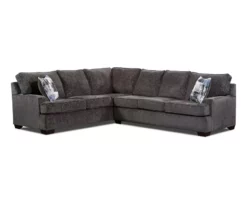 Real Living Dillon Charcoal Sectional Sofa