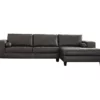 Signature Design By Ashley Nokomis Faux Leather Sectional With Right-Arm-Facing Chaise