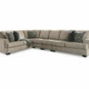 Signature Design By Ashley Bovarian Stone 4-Piece Sectional With Right-Facing Loveseat