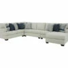 Signature Design By Ashley Lowder Stone 5-Piece Sectional With Right-Facing Chaise