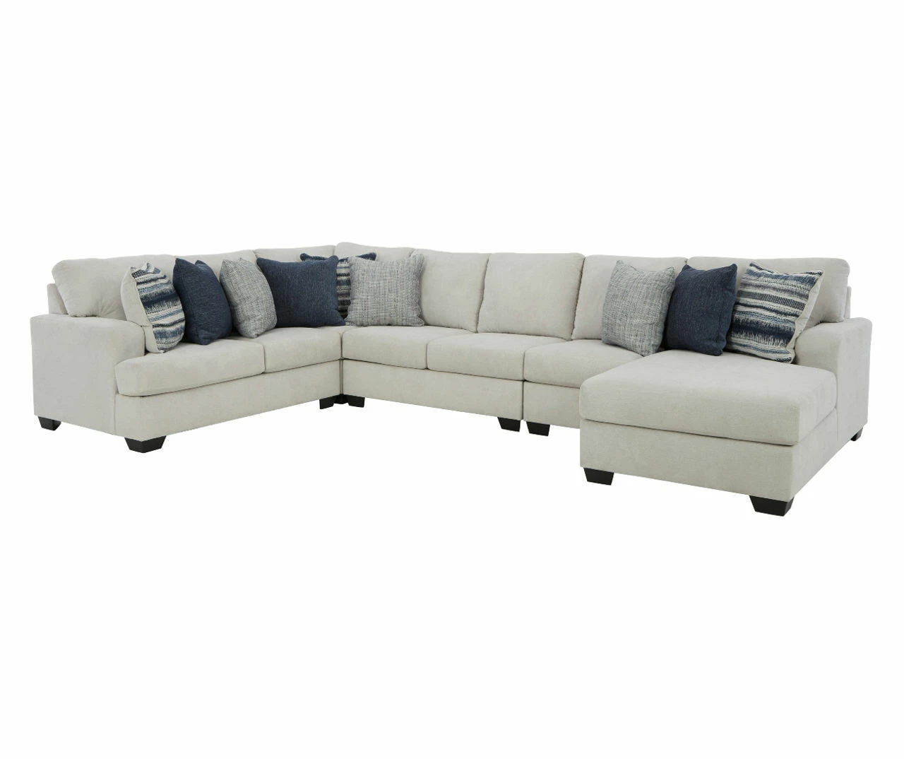 Signature Design By Ashley Lowder Stone 5-Piece Sectional With Right-Facing Chaise 1 Signature Design By Ashley Lowder Stone 5-Piece Sectional With Right-Facing Chaise