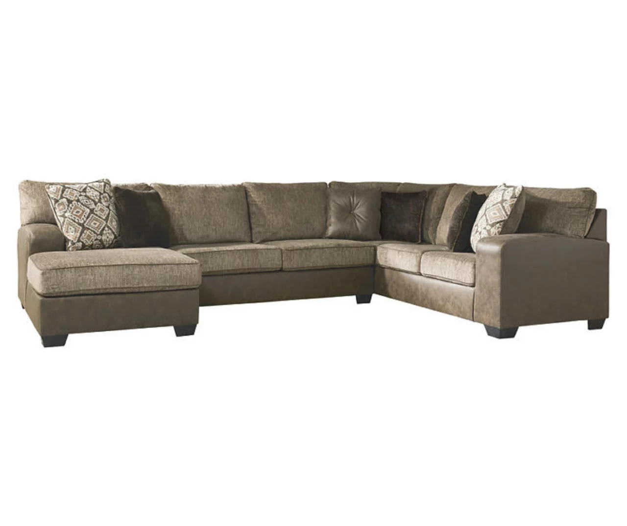 Signature Design By Ashley Abalone Faux Leather Sectional 1 Signature Design By Ashley Abalone Faux Leather Sectional