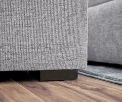 Broyhill Parkdale Dove Sectional & Ottoman Set -DHP SHOP combo960002 5