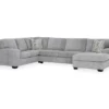 Broyhill Pembrey Pewter 3-Piece Sectional